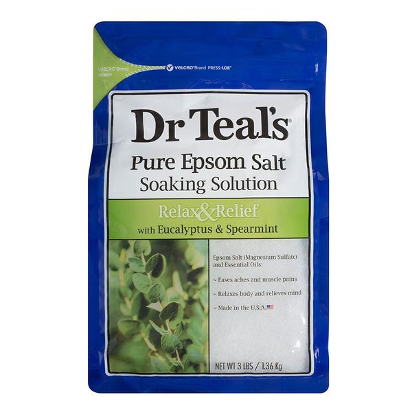Dr Teal’s Pure Epsom Salt Soaking Solution with Eucalyptus Spearmint