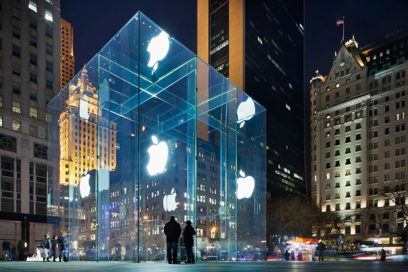 Apple Cube 5th Avenue in New York: all-glass design - seele