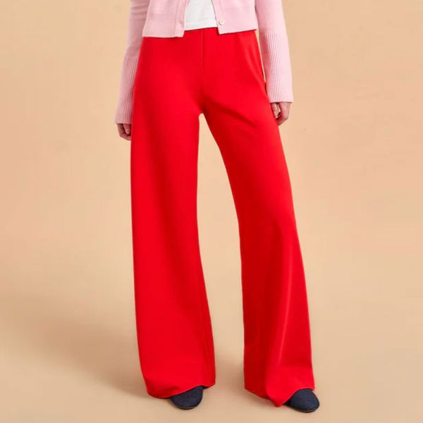 La Ligne Colby Pant - Red Crepe