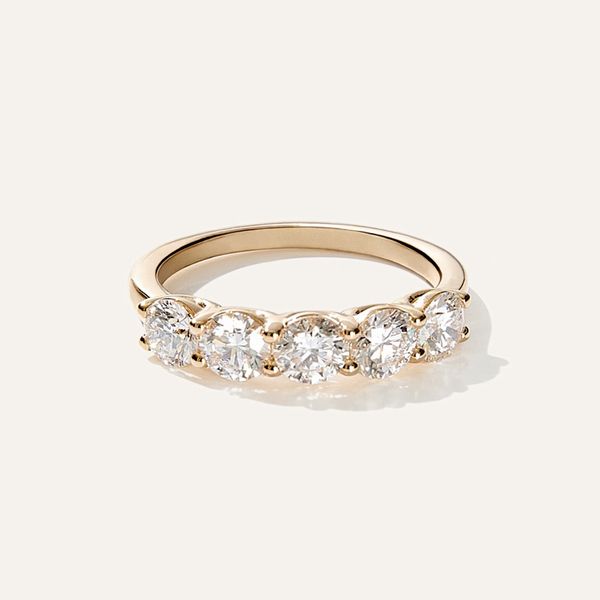 Quince Lab Grown Diamond Five Stone Band