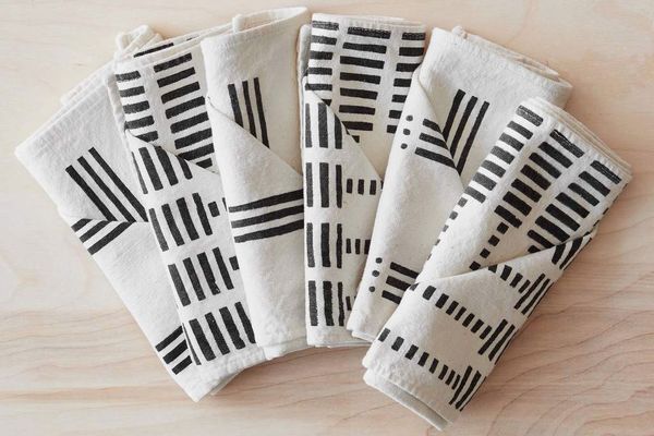 Echelle Mudcloth Napkins, Set of 6