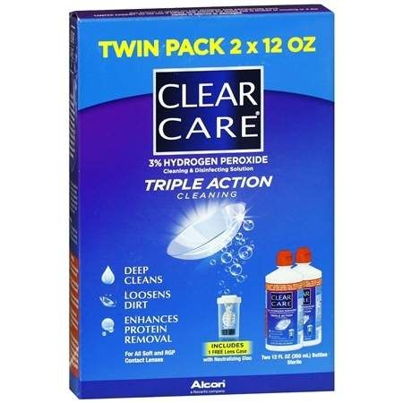 Clear Care Contact-Lens Solution (Two-Pack)