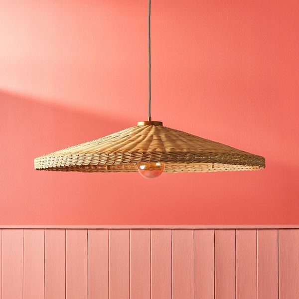 Pooky Larger Aphrodite Rattan Pendant Light