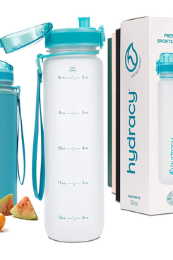 Hydracy Water Bottle with Time Marker