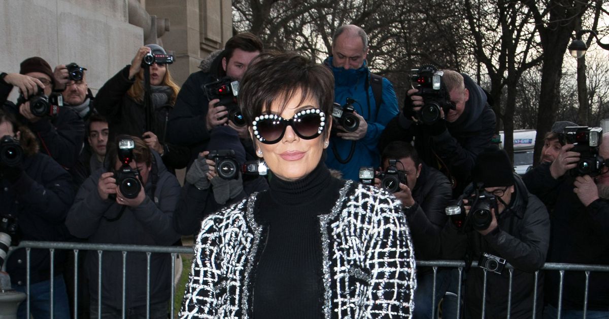 Kris Jenner Wore Sheer Pants Around Paris