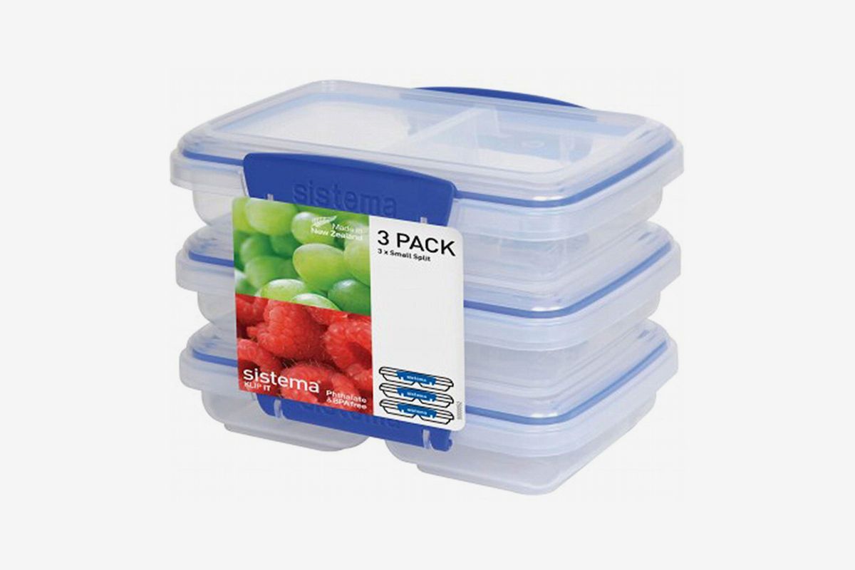 PLASTIC LUNCH BOX CONTAINER SET WITH LIDS PIECE FOOD STORAGE STACKABLE NESTING 