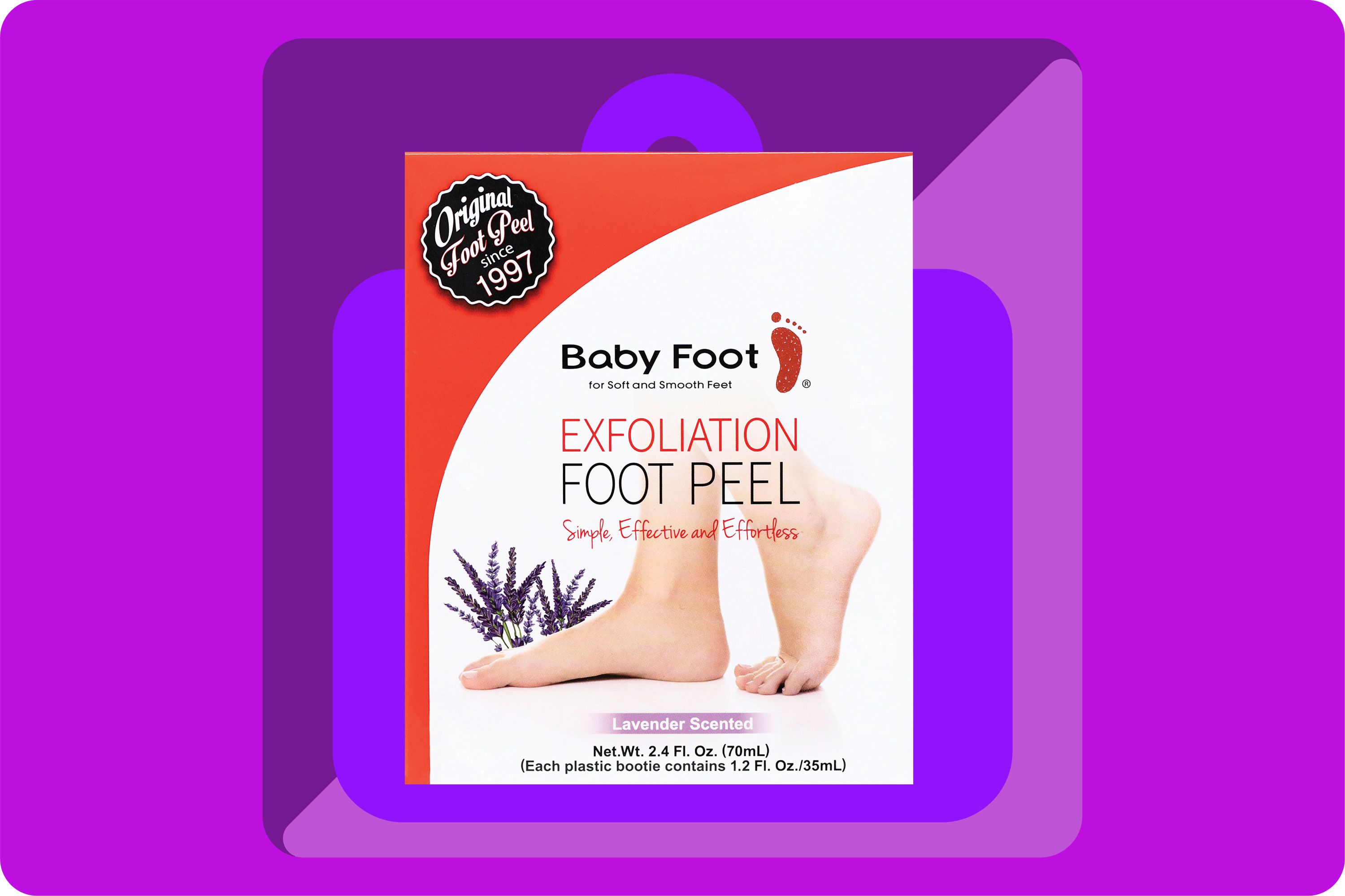 Original Exfoliation Lavender Scented Foot Peel - Baby Foot