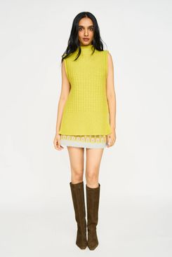 Mirth Aspen Sweater Vest in Lemongrass