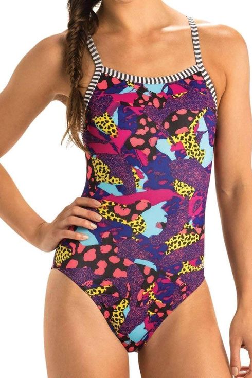 Telaura Womens Recreational Swimwear One Piece Swimsuit Athletic Swimming Bathing Suit