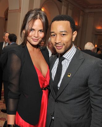 Chrissy Teigen and John Legend.