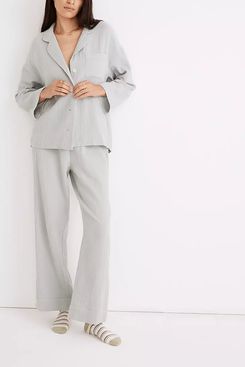 Madewell Lightestspun Oversize Long Pajama Set