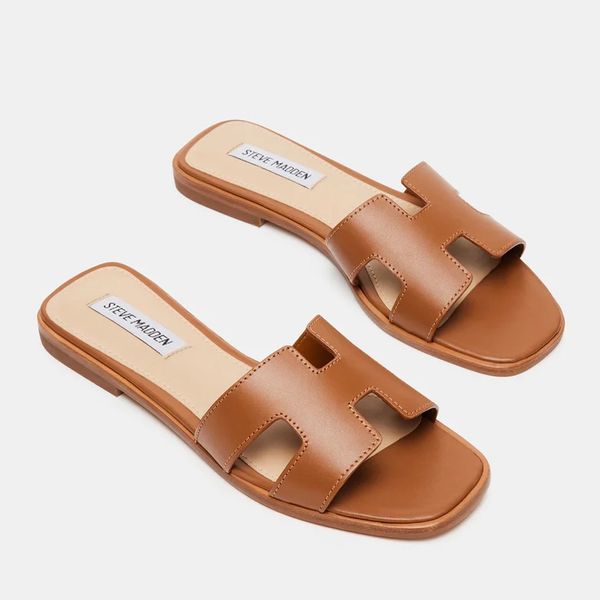 Steve Madden Haydn Leather Slide Sandal
