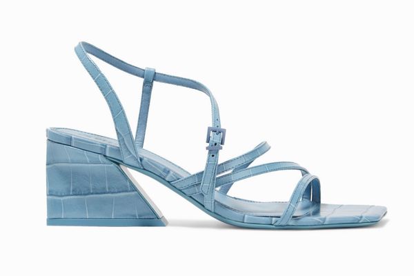Mercedes Castillo Kelise croc-effect leather sandals
