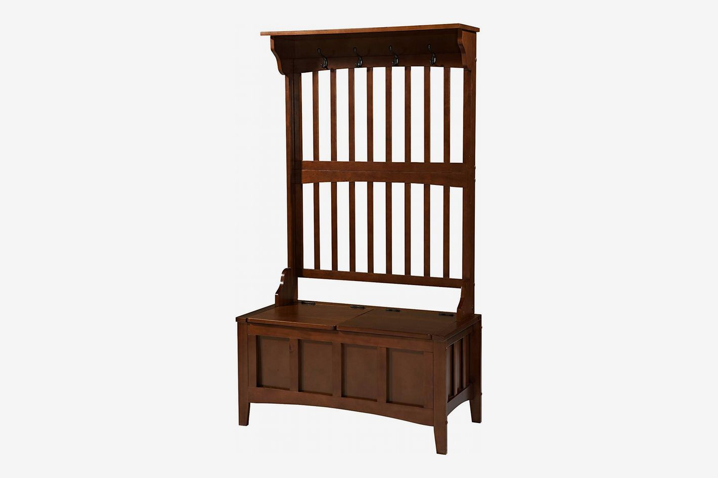 best hall tree with storage bench