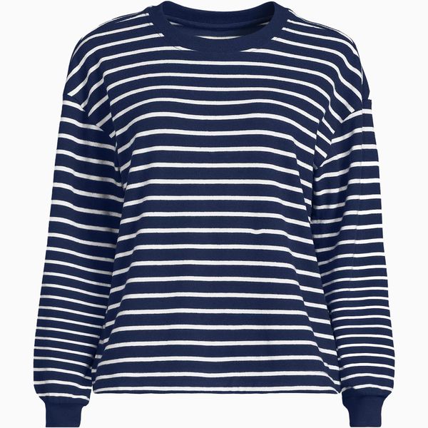 Land's End Women's Long Sleeve Mariner Jersey T-Shirt