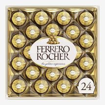 Ferrero Rocher Chocolate Candy Gift Box (24 Count)