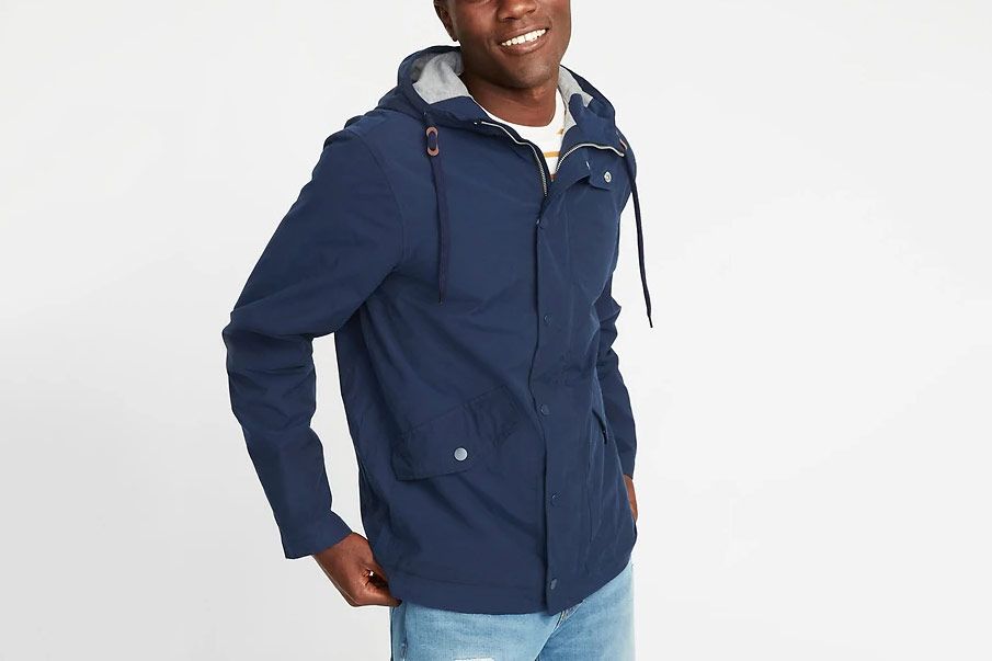 old navy rain coat