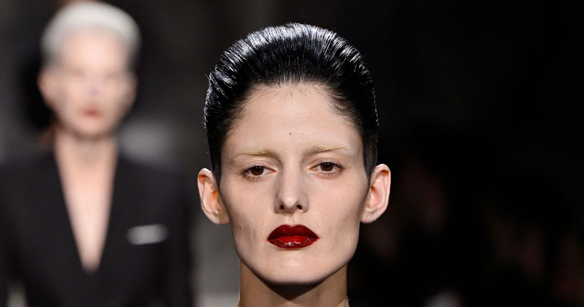 At Tom Ford, Models Looked Like They Gave Dracula a Smooch