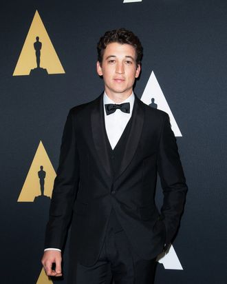 Miles Teller's perfectly attractive face.