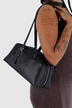 Baggu Recycled Leather Bowler Bag