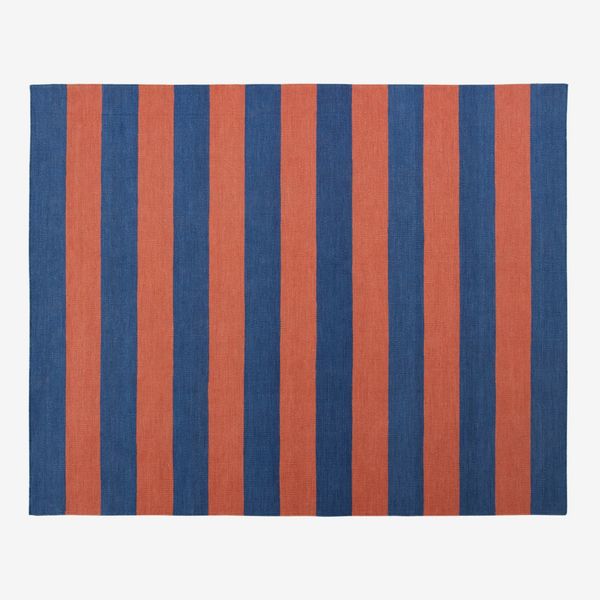 Amanda Jane Jones x Revival Navy Stripe Rug