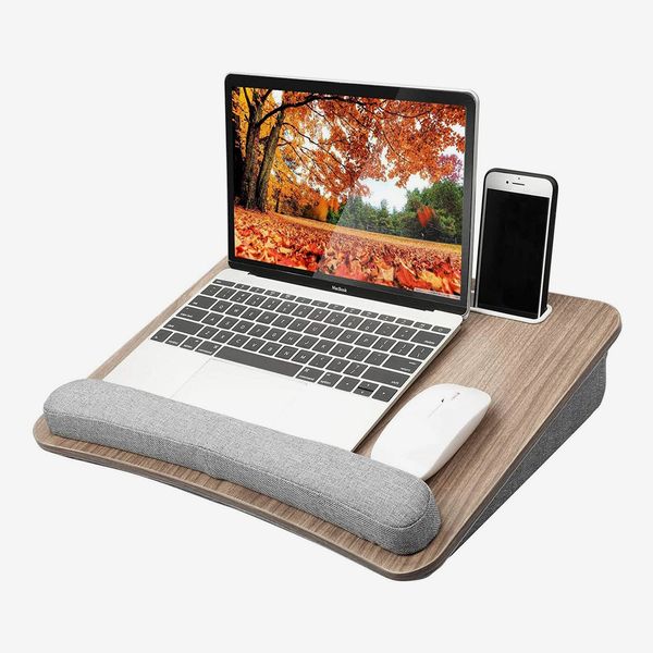 Home Office Lap Desk Extra Wide New Design With Phone Slot Fits Up To 17" Laptop 