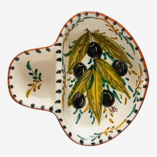 Casafina Ceramic Terracotta Olive Dish
