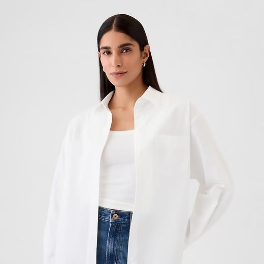 Gap Organic Cotton Oxford Big Shirt