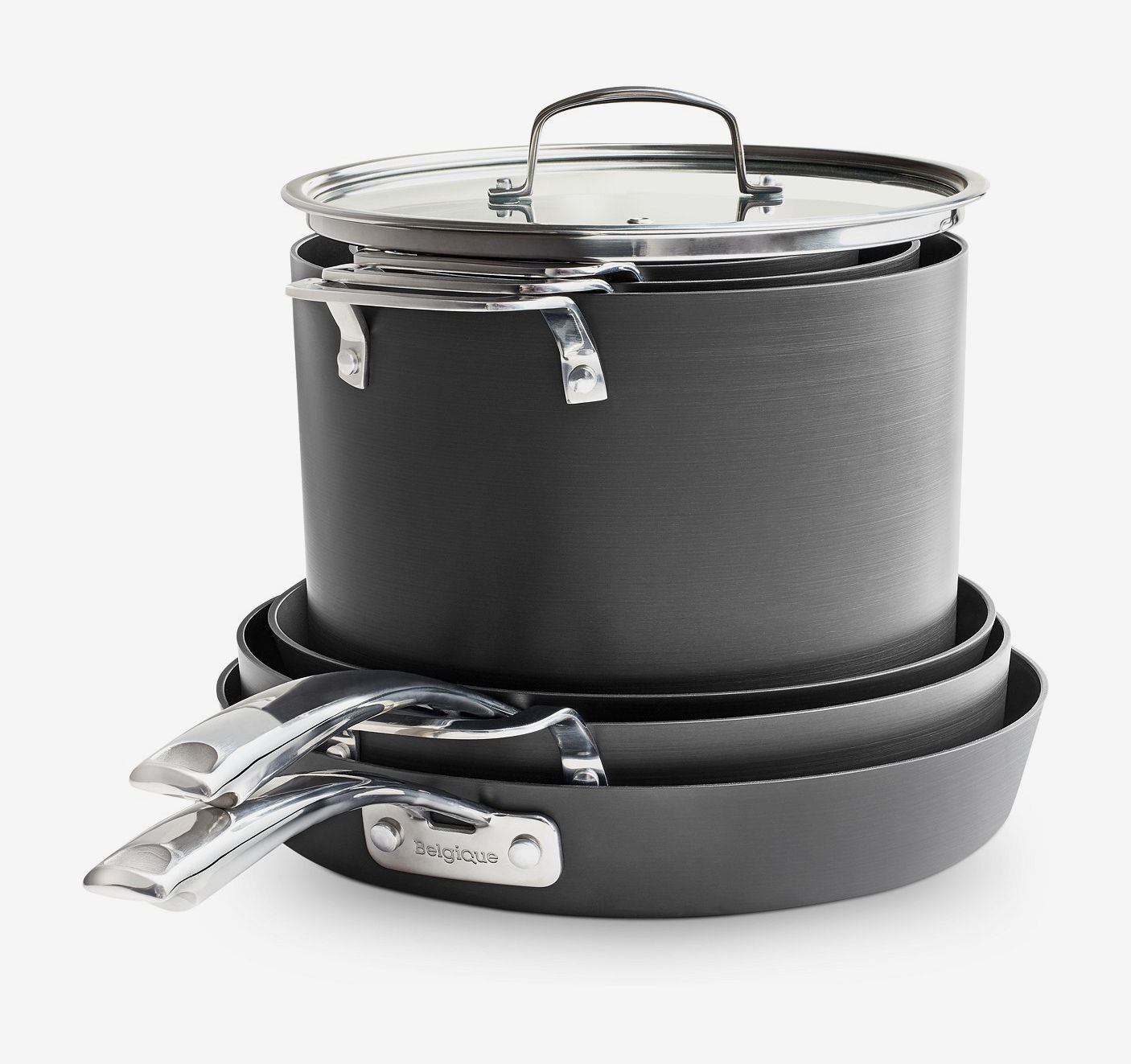 Belgique 10 pc Stackable Stainless Steel Cookware Set Unboxing, Macy's Black  Friday Deal