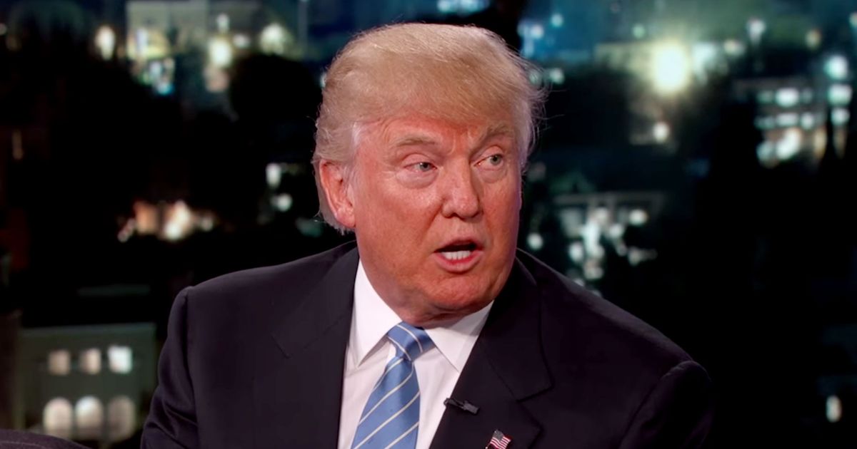 Donald Trump, Grown-up Human, Went on Jimmy Kimmel to Talk About His ...