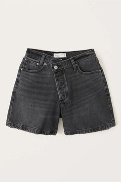Abercrombie & Fitch Curve Love High Rise Dad Shorts