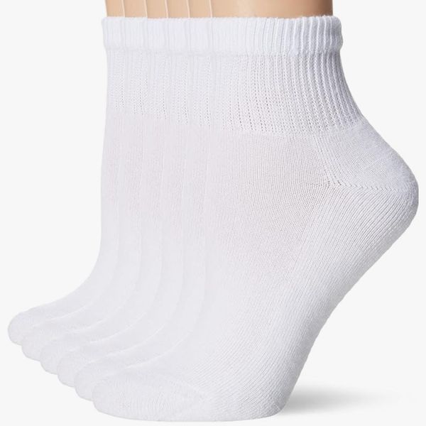 Hanes Women’s Ultimate Comfort Toe Seamed Ankle Socks