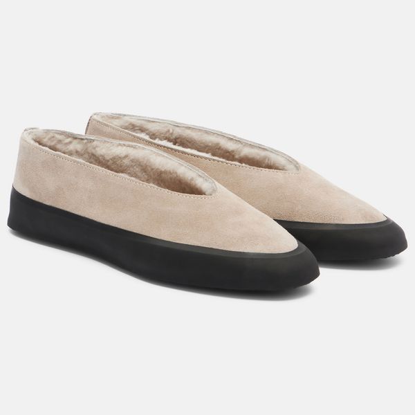 Le Monde Béryl Apres Ski Shearling Ballet Flats