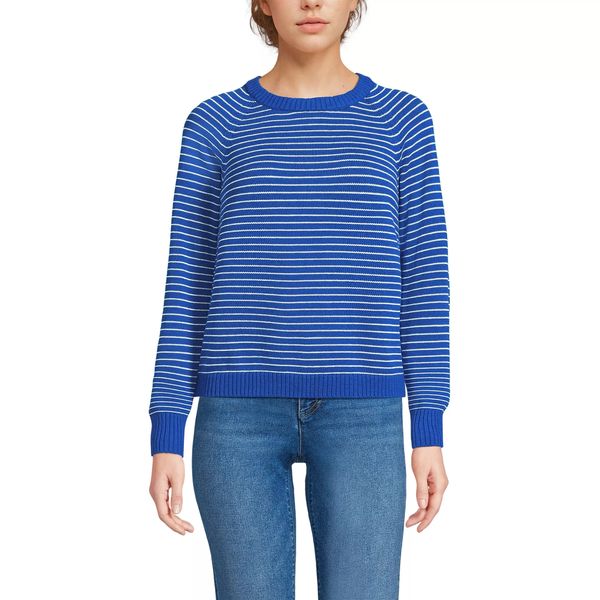 Land’s End Women’s Drifter Raglan Crew Sweater
