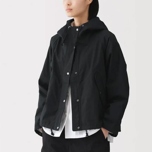 Muji Labo Cotton Canvas Hooded Blouson