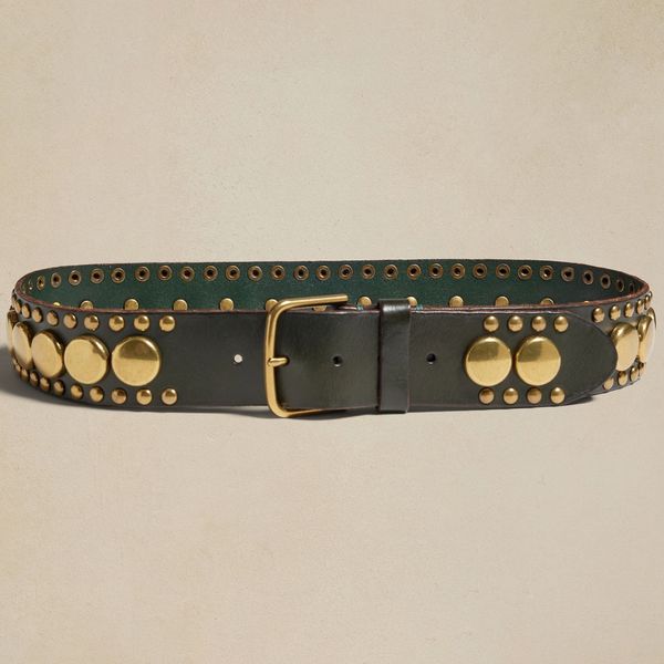 Palmar Studded Leather Belt