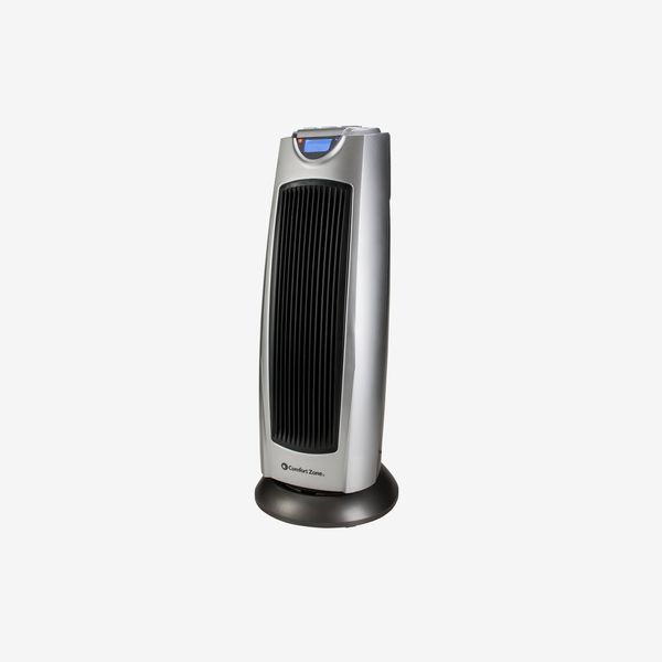 Comfort Zone CZ499R Ceramic Electric Tower Fan-Forced Heater