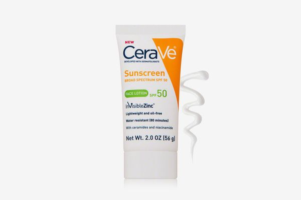 CeraVe Face Sunscreen With Zinc Oxide Broad Spectrum SPF 50