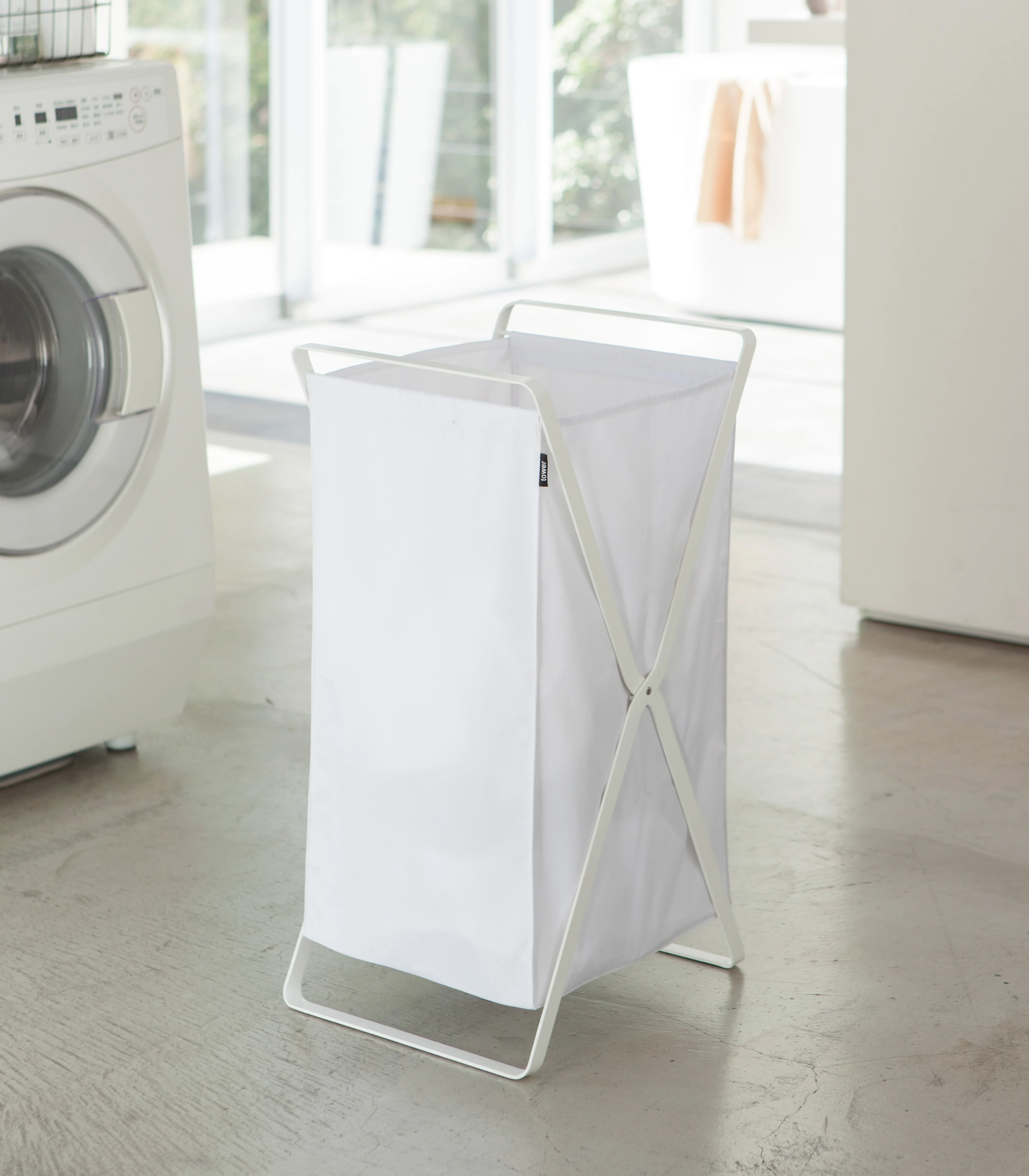 Hot Laundry Foldable Portable Basket Washing Clothes Bag Bin Hamper Mesh Storage 