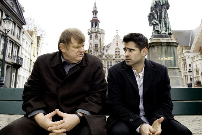 IN BRUGES, Brendan Gleeson, Colin Farrell, 2008. �Focus Features/Courtesy Everett Collection