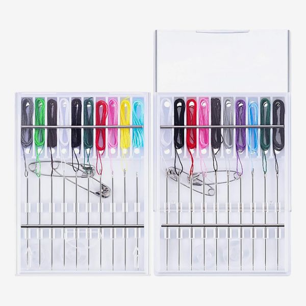 Pre-Threaded Needle Kit Assorted Color - 2 Boxes (20 Pieces)