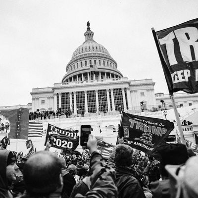 Trump supporters at the U.S. Capitol on January 6, 2021.