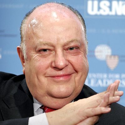 Chairman and CEO of the Fox News Network Roger Ailes participates in the 