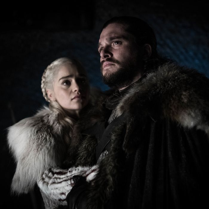 Daenerys and Jon Snow.