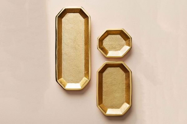 Octagonal Tray Set