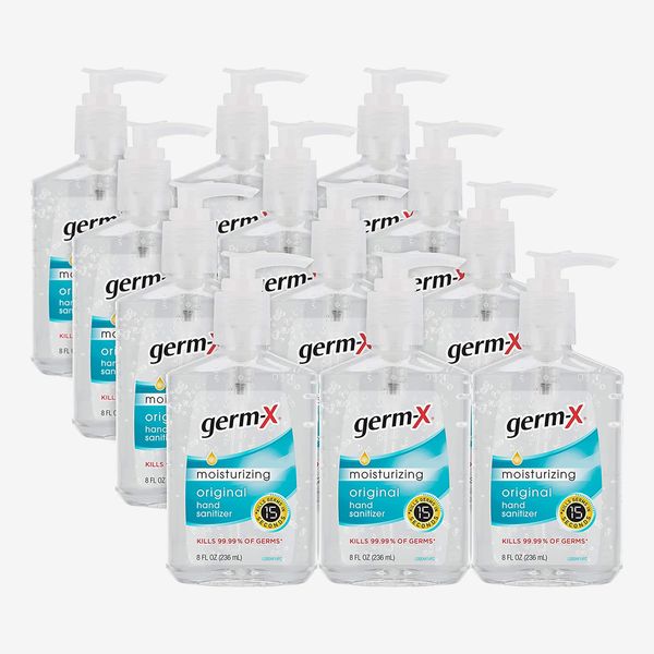 Germ-X Hand Sanitizer, Original with Pump, 8 Fl Ounce