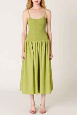 Nia Granada Open Back Cotton Midi Sundress