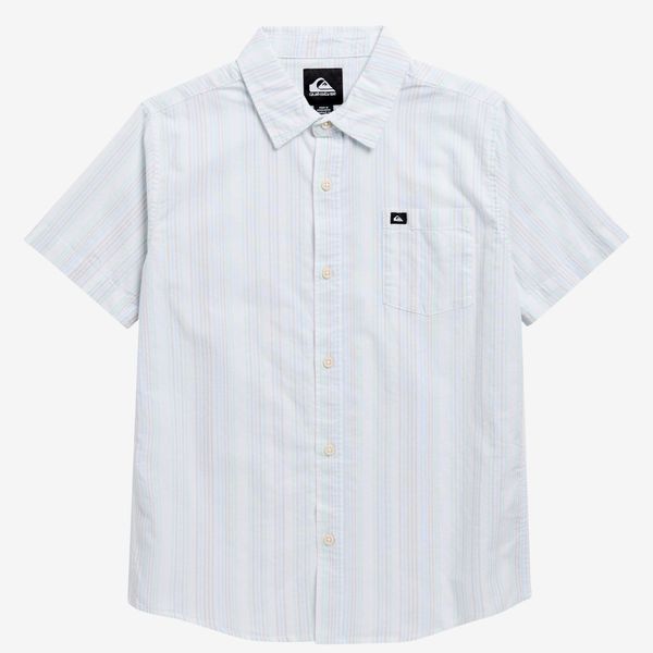 Quiksilver Boys' 8-20 Island Stripe Button-Up Shirt