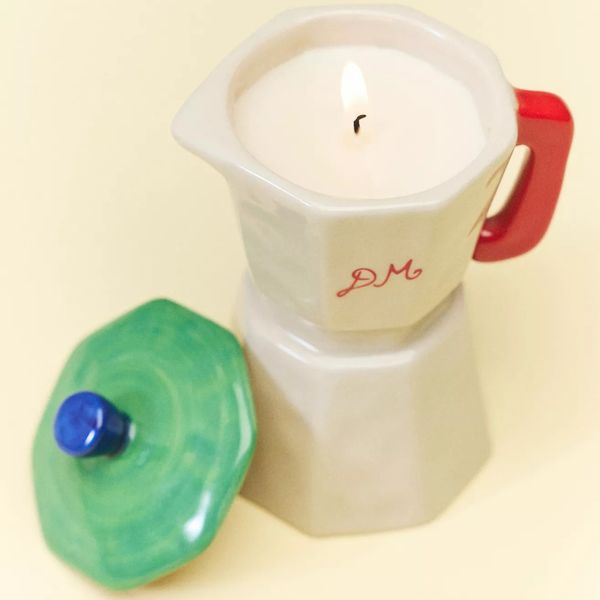 Damson Madder Gourmand Caramel Cafe Figural Ceramic Candle