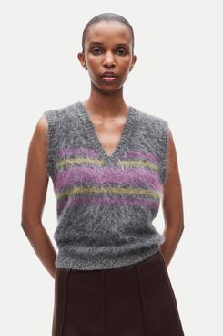 Eckhaus Latta x J.Crew Brushed Cashmere Vest
